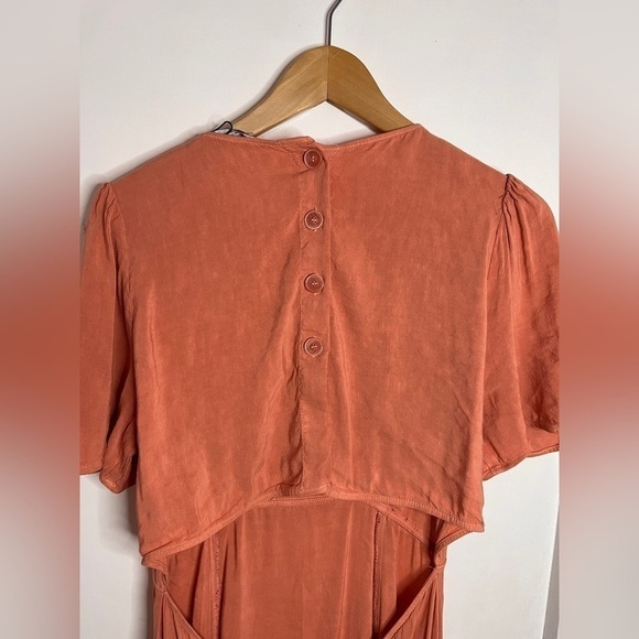 Zara Orange Backless Dress - Picture 8 of 12